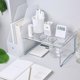 thumbnail image 5 of Práctico estante de almacenamiento organizador de papelería cosmética plegable soporte de artículos varios Feliz Sencillez, 5 of 5