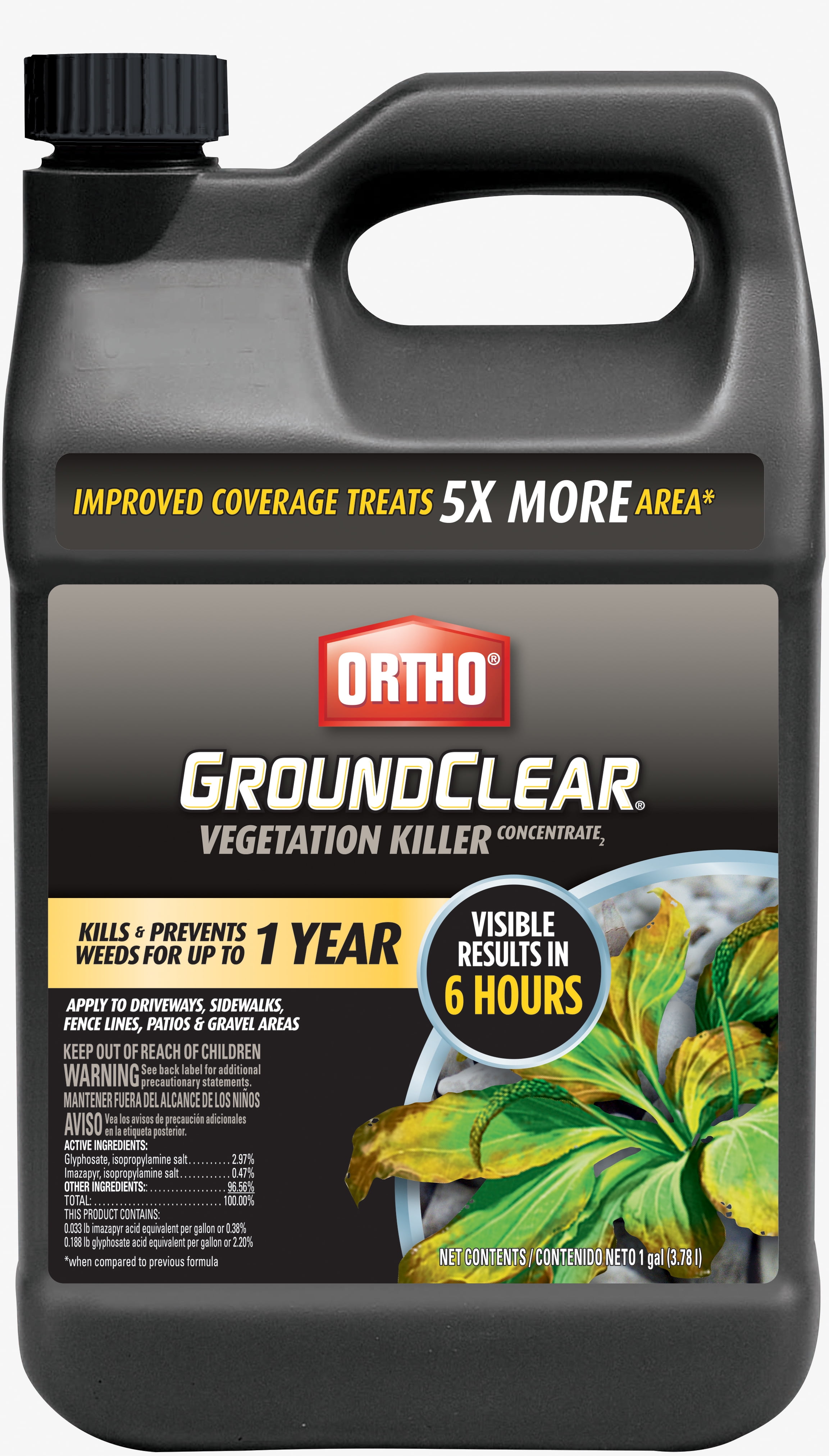 Ortho GroundClear Vegetation Killer Concentrate2 1 Gal Kills Weeds ortho-groundclear-vegetation-killer-concentrate2-1-gal-kills-weeds