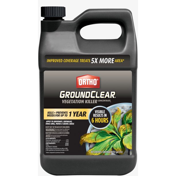 Ortho Groundclear Vegetation Killer Concentrate2 1 Gal Kills Weeds Walmart Com