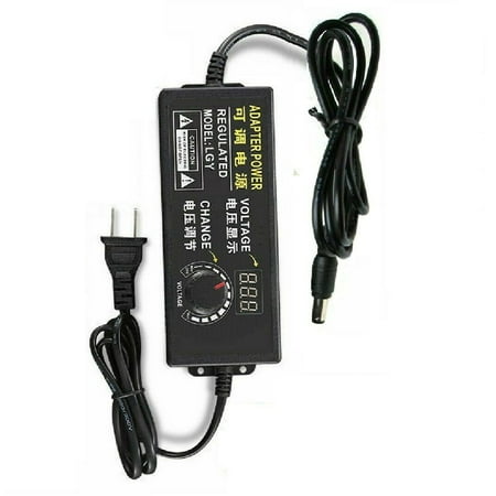 Adjustable Voltage Power Supply 3V 9V 12V 24V 3A LCD Display AC DC Switch Adapter