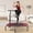 48"Red, Hexagonal, variant on ZENOVA 48" Rebounder Trampoline for Adults with Bungee Cords, Portable Fitness Exercise Trampoline, Rebounder Indoor/Outdoor, Quiet Workout Equipment, 550lbs