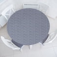 thumbnail image 3 of Ambesonne Grey Fitted Round Tablecloth, Piano Jazz Melody Music, 40"- 44" Diameter, Pale Lavender, 3 of 5