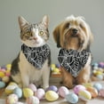 thumbnail image 2 of Dog Bandana 2 Pack,Halloween White Spider Web Pattern Bandanas for Dogs,Cat Bandana,Small/ Large Dog Bandana 2 Size,Dog Bandanas Girl Boy, 2 of 5