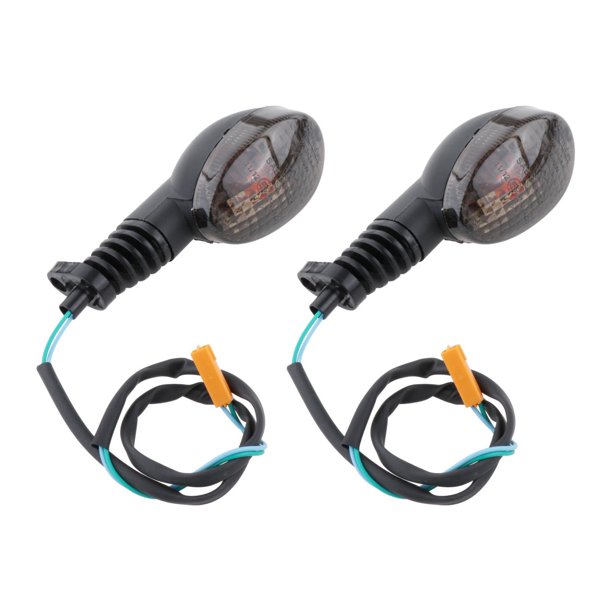 2 uds indicador de dirección accesorio de motocicleta luces de delanteras modificadas lámpara de advertencia intermitente adecuada para marrón Yotijar Indicador de señal de giro