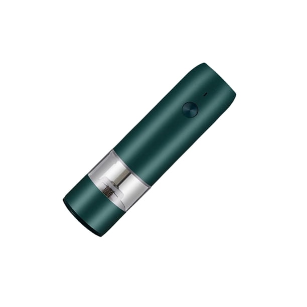 Inteprter Molinillo de pimienta eléctrico, molinillo de sal con carga USB, 6 velocidades, ajustable, impermeable, para el hogar, comedor, Hotel, cocina, Electrodomésticos Verde Inteprter HA067865-01