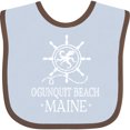 thumbnail image 3 of Inktastic Ogunquit Beach Maine Boys or Girls Baby Bib, 3 of 4