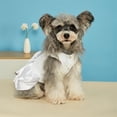 thumbnail image 2 of HQREA Dog Princess Dresses for Small Dogs Girl, Cute Puppy Tutu Skirt Cat Apparel with Bow for Party, 2 of 6