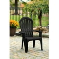 thumbnail image 2 of Adams Manufacturing Resin Adirondack Chairs, Black, 2 of 4