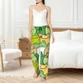 thumbnail image 4 of Balery Cartoon Frog Pantalones de pijama para mujer, pijamas ultraligeros, pantalones de estar por casa-XX-Large, 4 of 6