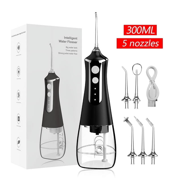 Impulsor dental eléctrico Limpiador dental de mano Instrumento dental portátil Limpieza bucal doméstica Agua Cuidado dental