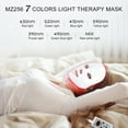thumbnail image 7 of Led Face Mask Light Therapy,Kepeak 7 Color Treatment Photon Mask, Red Light , Skin Refresh, Renovate and Facial Care, 7 of 7