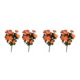 thumbnail image 3 of mmirethe 2x Low Maintenance Realistic Appearance Faux Flowers And Plants Wide Application sunset glow 2Set, 3 of 6