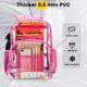 thumbnail image 3 of Mochila Vorspack de PVC transparente, resistente, rosa, 3 of 6