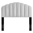 thumbnail image 3 of Modway Veronique Full/Queen Performance Velvet Headboard in Light Gray, 3 of 10