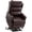 Dark Brown, variant on MCombo Power Lift Recliner Chair with Wheels for Elderly, Faux Leather, Tawny