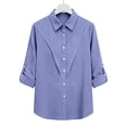 thumbnail image 6 of Neewe Womens Long Sleeve Shirts Casual Summer Fashion Ladie Tops Loose Fit Spring Lightweight Clothes Beach Vacation, 6 of 7