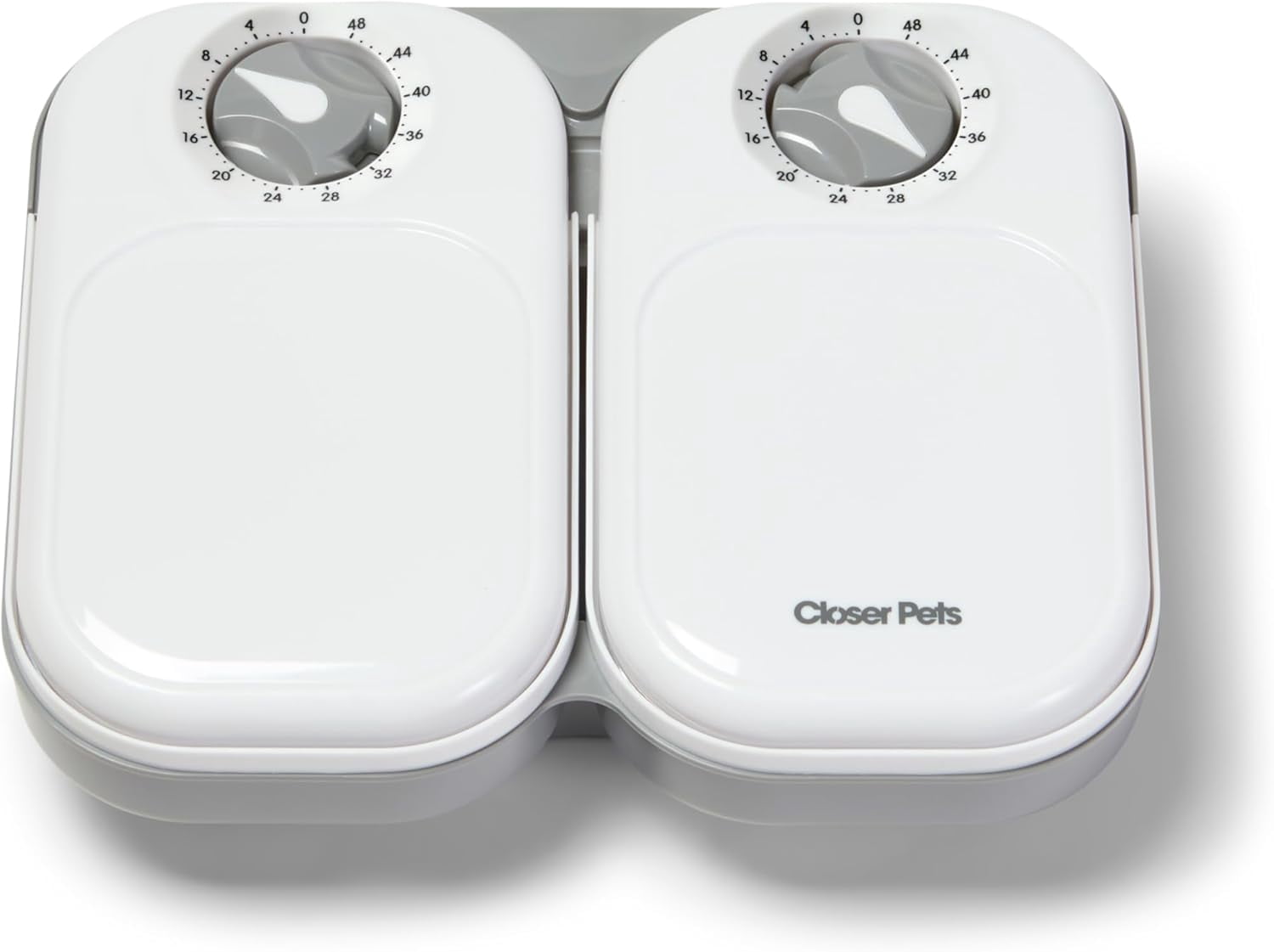 C200 Automatic Cat Feeder with Stainless Steel Bowls for Cats and Small Dogs
