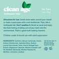 thumbnail image 2 of Clean Age Toothpaste Tabs for Teens | Minty Fresh, Fluoride-Free, Zero-Waste Tooth Care | Made with Naturally Derived Ingredients & Peppermint Oil | 124 Tablets | 2-Pack, 2 of 7