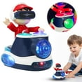 thumbnail image 2 of pdqouc Battery Powered Dancing Robot Toy for Kids, with Colorful Lights and Music, Automatically Avoids Obstacles for Fun Interactive Play, 2 of 8