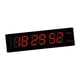 thumbnail image 2 of Reloj digital LED con pantalla grande, números grandes, calendario de fechas para aulas y dormitorios. Rojo, 2 of 9