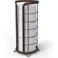thumbnail image 6 of Brookstone Brovnze Toilet Paper Holder, Freestanding, Modern Design, Holds Mega Rolls, 6 of 6