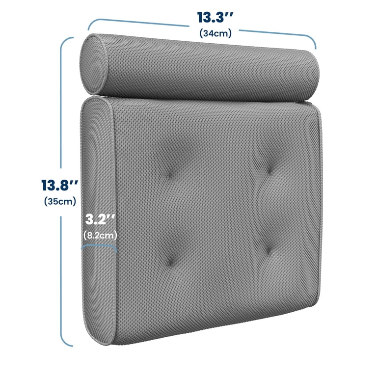 Everlasting Comfort Bath Pillow Grey photo 5