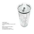 thumbnail image 3 of Tazas De Vidrio De Borosilicato Alto, Vasos De Boca Ancha De 1 Litro, Tazas De Agua, Respetuosas Con El Medio Ambiente, Multiusos Con Tapa Para El Hogar, 3 of 7