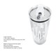 thumbnail image 3 of Tazas De Agua Para Vasos, Resistencia Al Calor Respetuosa Con El Medio Ambiente, Tazas De Vidrio De Borosilicato De 1L De Alto Con Tapa Para Oficina, 3 of 7