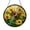 Acrylic 3.5 Inch, variant on Artistic Fantasy Bee Stained Glass Suncatcher Window Decor, Botanical Hanging Art, Decorative Glass Panel with Insect Motif