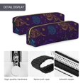 thumbnail image 4 of Easygdp Colorful Snake para Estuche de Lápices de Cuero, Estuche de Papelería de Cuero, Estuche de Gran Capacidad con Cremallera, 4 of 7