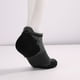 thumbnail image 3 of Calcetines Prolriy para hombre, bajos, con amortiguación, para correr, atléticos, transpirables, 6 pares, tobilleros, deportivos, gris oscuro, XL, 3 of 8