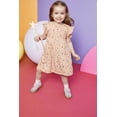 thumbnail image 4 of Garanimals Toddler Girls Flutter Sleeve Print Dress, Sizes 18M-5T, 4 of 5