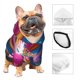 thumbnail image 3 of Balery Starry Sky Colorful Donut Sudadera con Capucha para Perros Pequeños – Ropa para Mascotas, Disfraz para Perros y Gatos, Ideal para Fiestas y Cosplay-XX-Large, 3 of 7