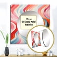 thumbnail image 3 of Designart "Surreal Op Art Spectrum Vibrant and Colorful I" Abstract Square Mirror Wall Decor Transitional - Large Multi-Color Square Bathroom Mirror - Square Printed Wall Mirror Art, 3 of 5