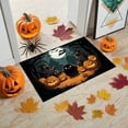 thumbnail image 7 of Yhmxh Fall Welcome Pumpkin Doormat Rug, Halloween Autumn Decorative Low-Profile Floor Rugs Non Slip Welcome Mat with Rubber Backing for Entrance Seasonal Outside Indoor Front Kitchen Decortion, 7 of 7