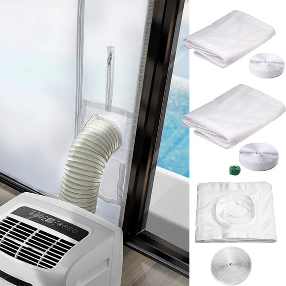 Kit de Puerta Deslizante para Aire Acondicionado Portátil, Kit de Sello Puerta para Aire Acondicionado Portátil