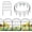 Black 2, variant on 10Pcs Decorative Garden Fence, Rustproof Metal No Dig Garden Fencing Border, Total 22 in(H) x 10.83 ft(L) Outdoor Animal Barrier,Arched