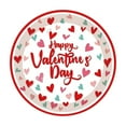 thumbnail image 4 of Fasiaou Valentine's Day Love Red Heart Party Plates Supplies - Serves 20-80Pcs Party Tableware Decoration Disposable Paper Plates Napkins Forks for Valentines Day Birthday Wedding,,80PCS, 4 of 9