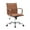 Light Brown, variant on LeisureMod Harris Modern Adjustable Swivel Leather Task Office Chair with Tilt and Ergonomic Design, Black