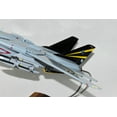thumbnail image 4 of VF-124 Gunfighters F-14a (1990) Tomcat Model, 1/42 (18") Scale, Mahogany, Navy, Fighter, 4 of 8