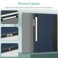 thumbnail image 2 of Fintie Case for Samsung Galaxy Tab S10 Lite/ S10 FE/ S9 FE 5G 10.9 Inch/Tab S9 11 Inch with Built-in S Pen Holder, Multiple Angle Portfolio Business Cover with Pocket Auto Sleep/Wake, Navy, 2 of 9