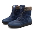 thumbnail image 7 of Winter Fashion Plus Size Warm Snow Boots for Women Cotton Shoes Short Hair Warm Shoes High-top Snow, 7 of 7