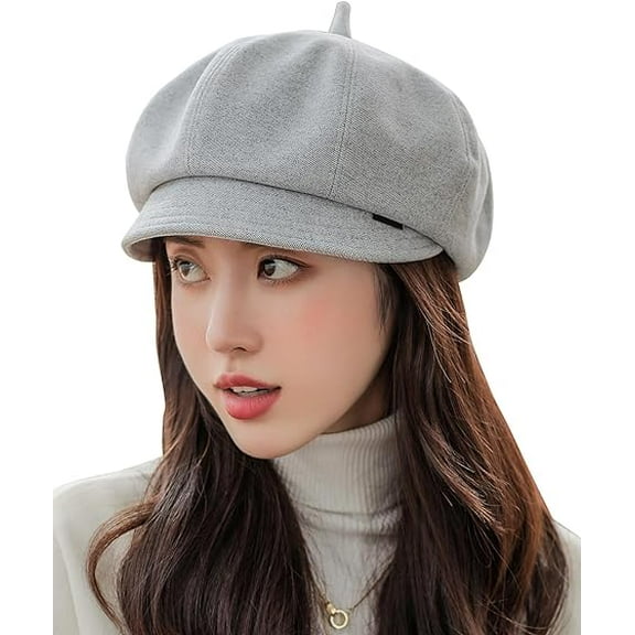 Newsboy Hats for Women, Women Trucker Hat Beret Newsboy Caps Retro Fashion Winter Hats for Women