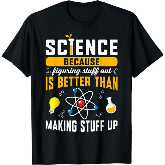 Funny Science Graphic T-Shirt, Chemistry Theme Design, Unisex Cotton Apparel