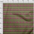thumbnail image 2 of oneOone Polyester Lycra Fabric Leaves|Floral & Paisley Block Fabric Prints By Yard 56 Inch Wide, 2 of 4