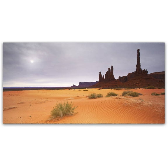 Trademark Fine Art "Monument Valley Panorama I" Canvas Art by Moises Levy