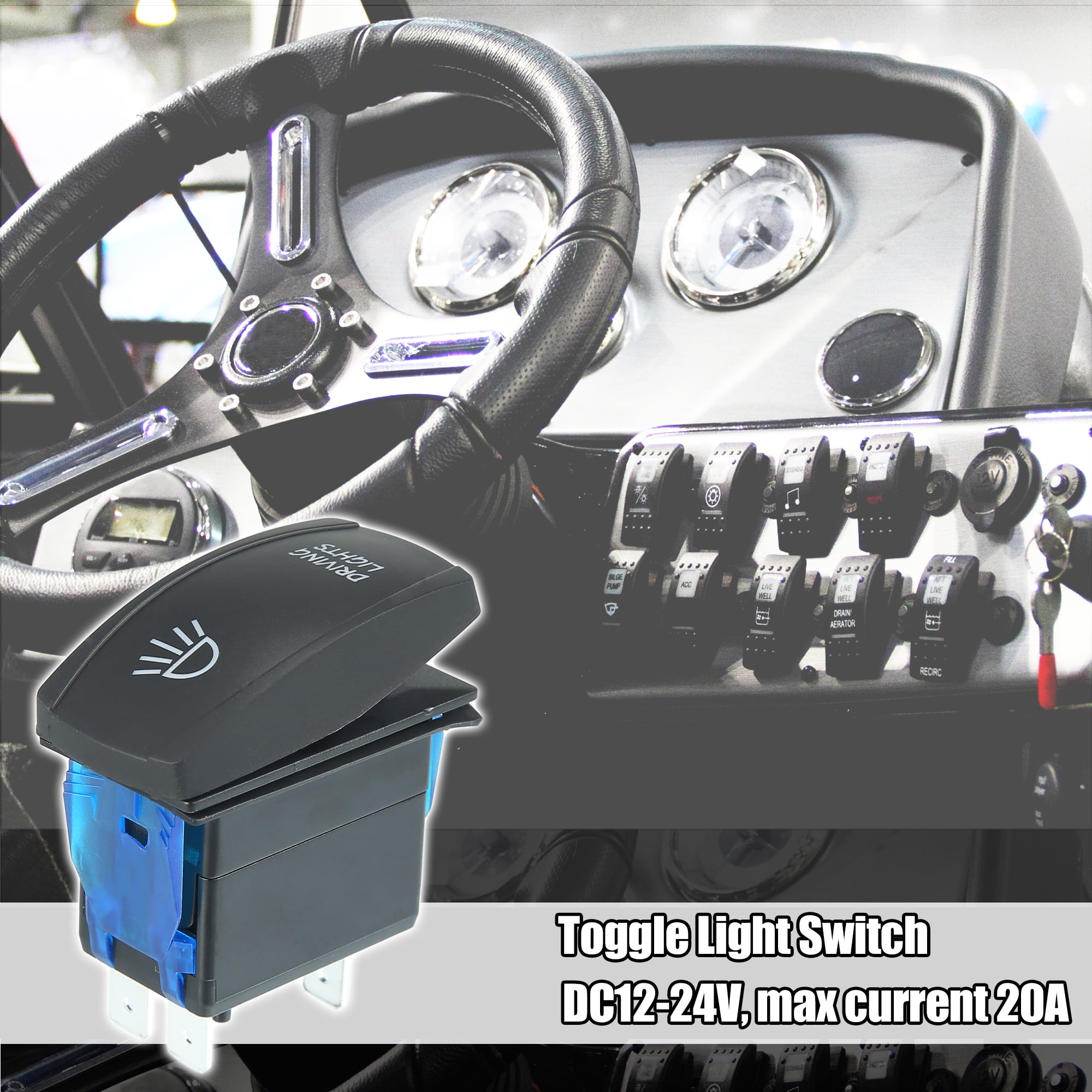 GOZAR Interruttore A Bilanciere Carling ARB Inciso A Doppia - Foto 7