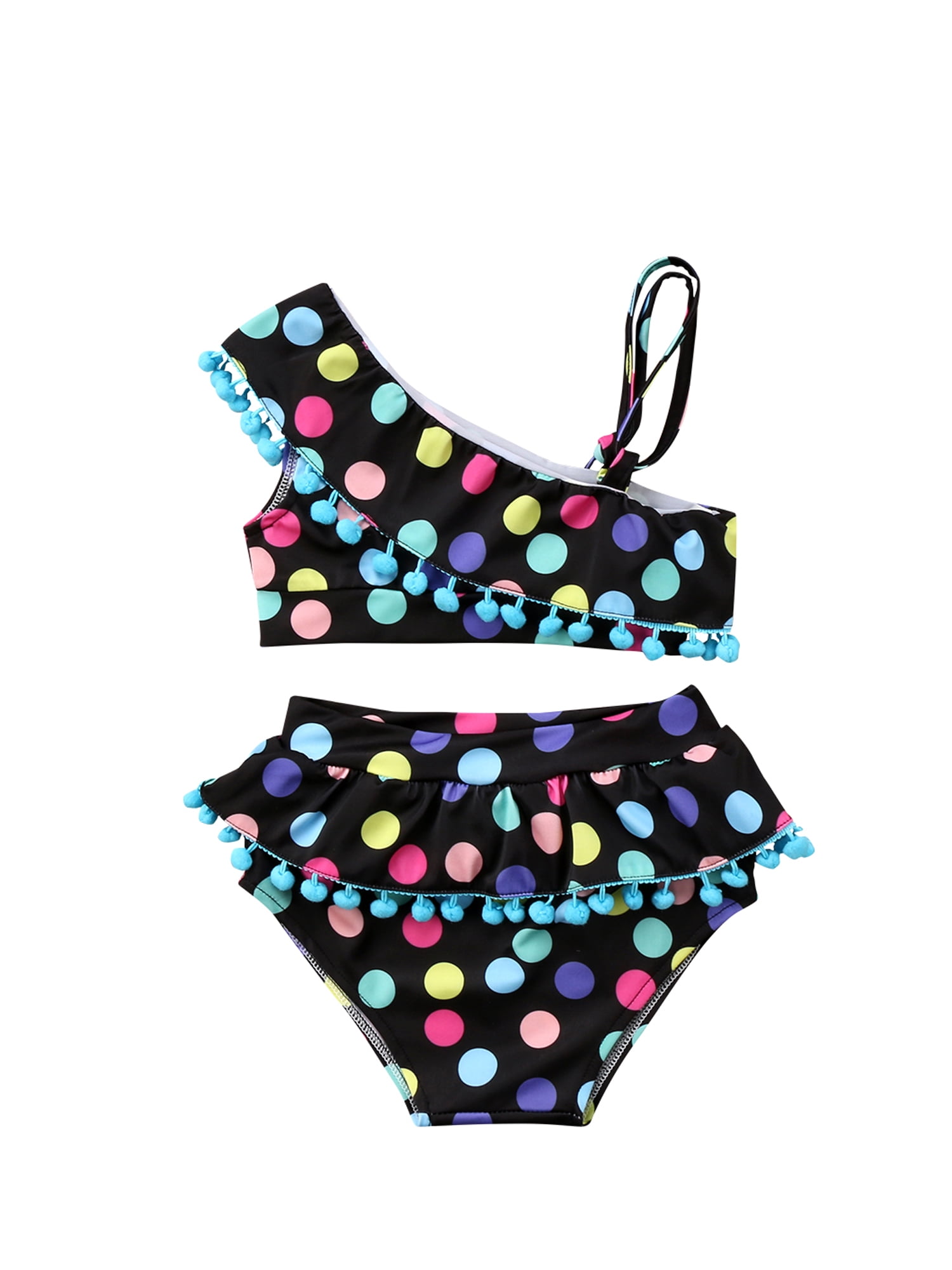 polka dot swimming costume