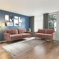 thumbnail image 6 of Pemberly Row Contemporary 70" Upholstered Velvet Sofa in Pink, 6 of 8