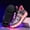 801 pink four-wheel with lights, variant on OnyxTrek LED Roller Skate Shoes for Kids Boys Girls Light Up Roller Sneakers with Detachable Wheels Rechargeable Flashing Wheeled Shoes